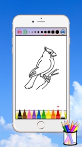 Bird Coloring Book For Kids screenshot #3 for iPhone