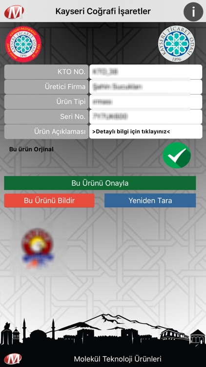 Kayseri Coğrafi İşaretler