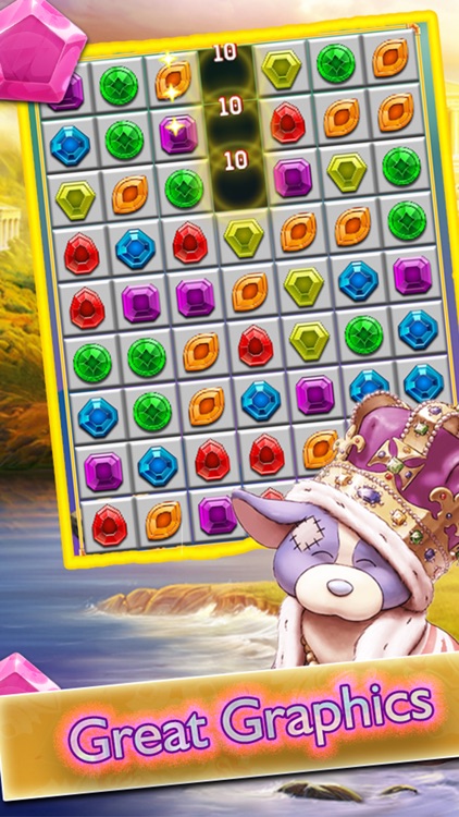 Match 3 jewels mania - wow mind blast puzzle game