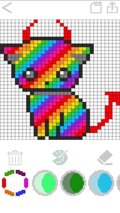 Pixel draw - art with pixels and dots by Mireia Lluch Ortola