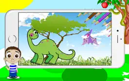 Game screenshot динозавр и животное раскраски книги - для малыша mod apk