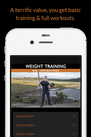 Weight Training Workouts: Basic Gym Routines for Bodybuilding & Fitness screenshot 2