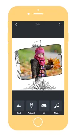 Fast - sketch collage & music video maker for your moment iPhone image 2