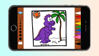 Screenshot #2 pour Dinosaure Coloration Livre Jeu Pour Enfants