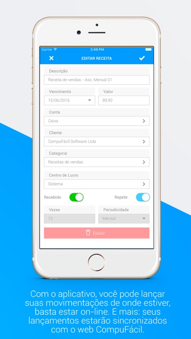 Screenshot #3 pour CompuFácil - Financeiro