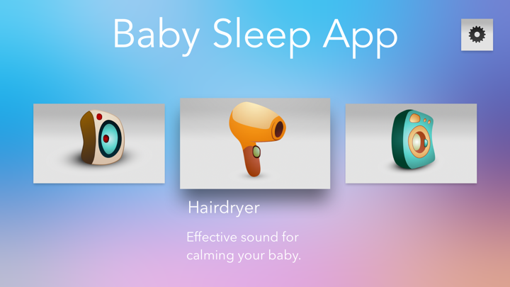 Screenshot #3 pour Hairdryer App - Baby Calming and Sleeping-Aid