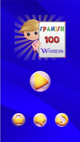 Game screenshot 100 Первые простые слова: обучение испанский словарь игры для детей, малыш, дошкольного и детский сад mod apk