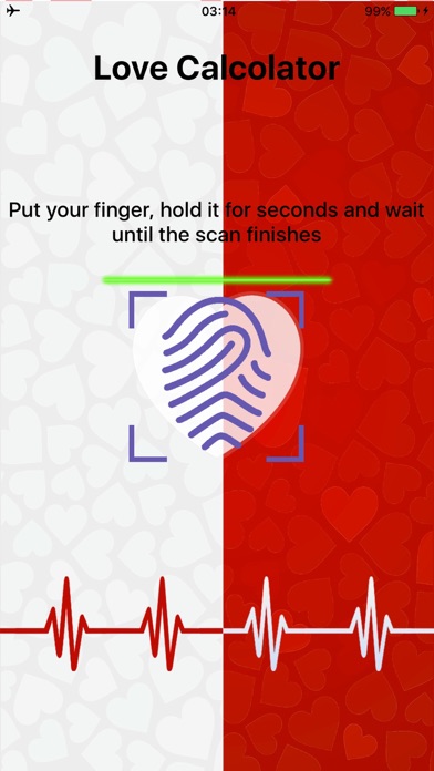 Screenshot #2 pour Love Calculator FingerPrint-PRANK