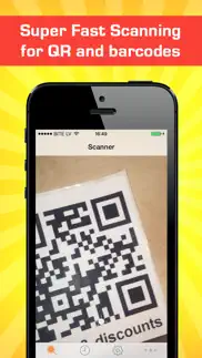 qr code reader & barcode scanner iphone screenshot 1