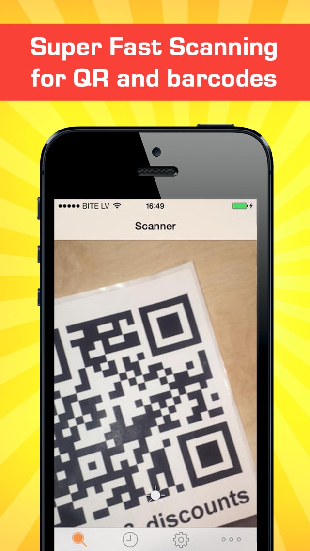 Screenshot #1 pour QR Code Reader & Barcode Scanner
