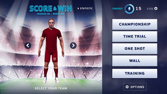 Score and Win - FreeKick 3D World Cup