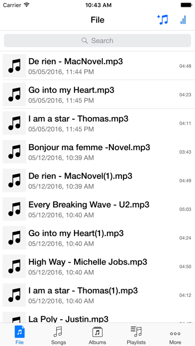 Screenshot #2 pour Music Lite - Music Player