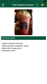 Best Secret Menu for Starbucks & Store Locator screenshot
