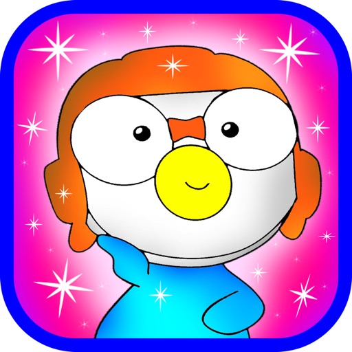 Colouring Fun Kids Colouring Book Crazy Penguins Pororo Game Free Edition Icon