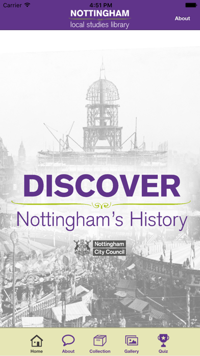 How to cancel & delete Discover Nottingham's History with Nottingham City Libraries from iphone & ipad 1