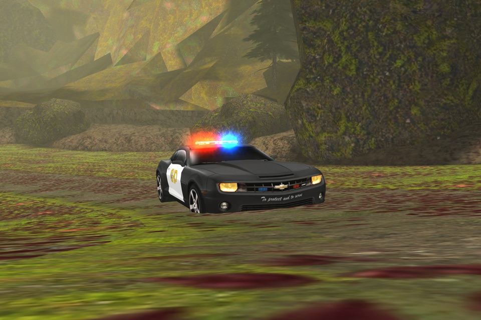 3D Off-Road Police Car Racing  - eXtreme Dirt Road Wanted Pursuit Game FREE screenshot 4