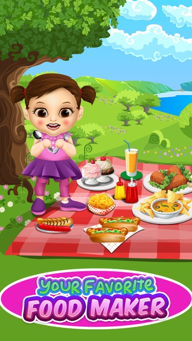 Screenshot #1 pour Crazy Food Maker Kitchen Salon - Chef Dessert Simulator & Street Cooking Games for Kids!