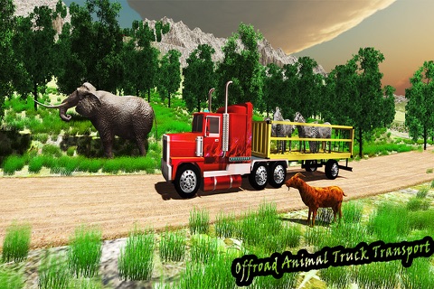 Animal Transport Truck Driving: Off-Road Driver 3D screenshot 4