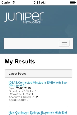 Juniper Networks Social On Demand screenshot 4