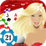 Ace Queen Of Hearts - Black Jack Beat The Vegas Casion Competition