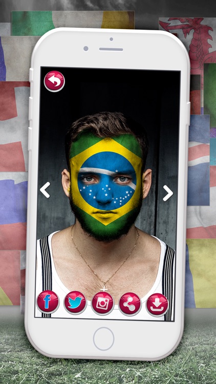 Flag On Face Photo Booth – Paint.ing & Morph.ing Pics In Colors Of Your Country screenshot-3