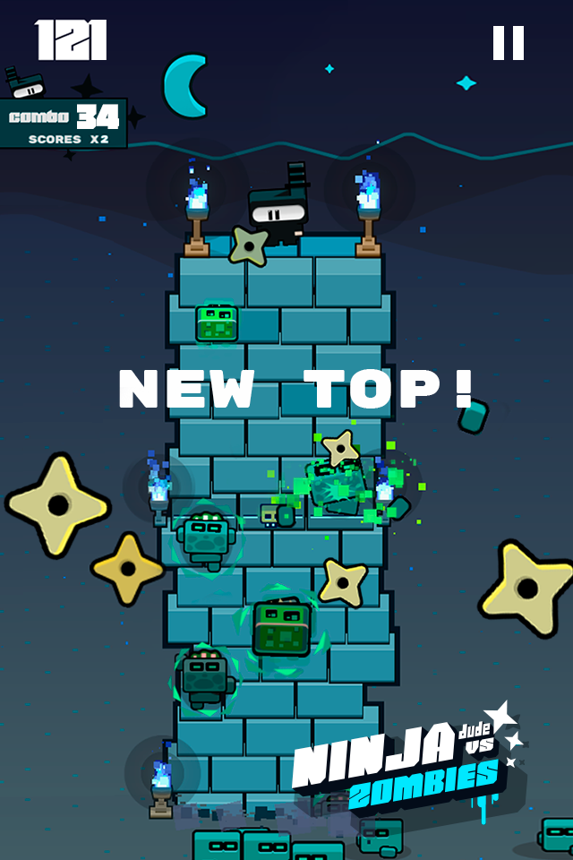 Ninja Dude vs Zombies - endless tap n slash zombie arcade game