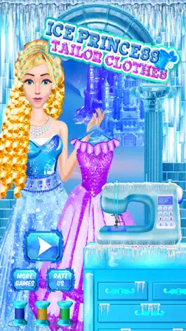 Game screenshot Снег принцесса дизайн портной бутик игры hack