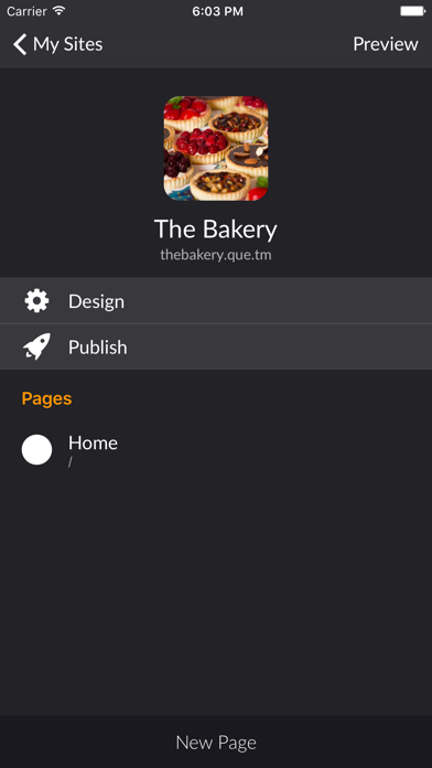 Screenshot #2 pour Que: Make your website