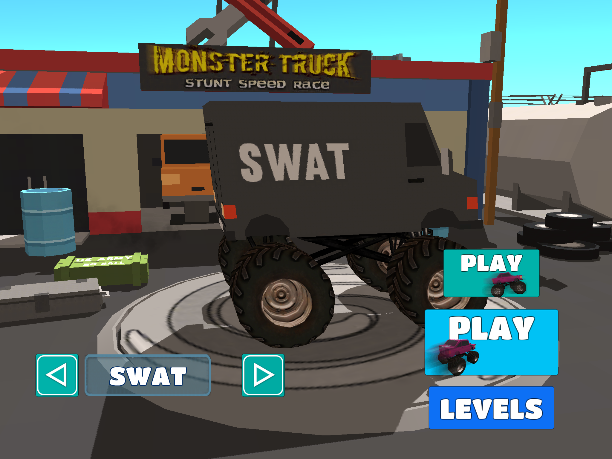 Monster Truck Stunt Speed Race screenshot 6
