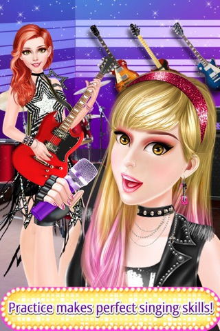 High School Pop Star Girl Salon - Beauty Spa, Makeup and Dressup Game For Kids screenshot 2