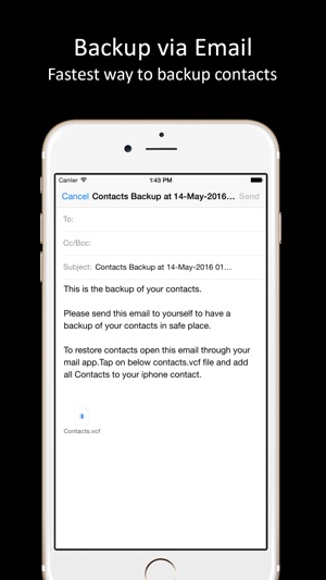 Contacts Backup - One tap to backup all contacts.(圖2)-速報App