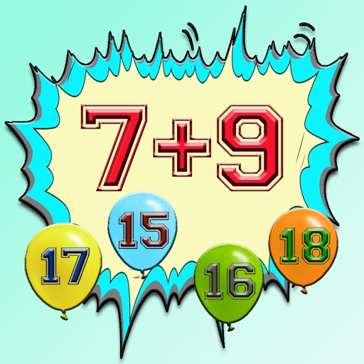 Balloon World Cool Mathmatics Addition Fun Quiz for Kids iOS App