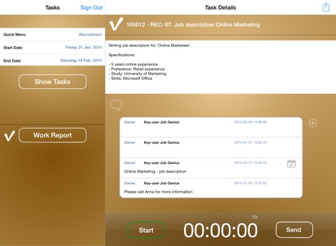 OTYS Tasks HD screenshot 2