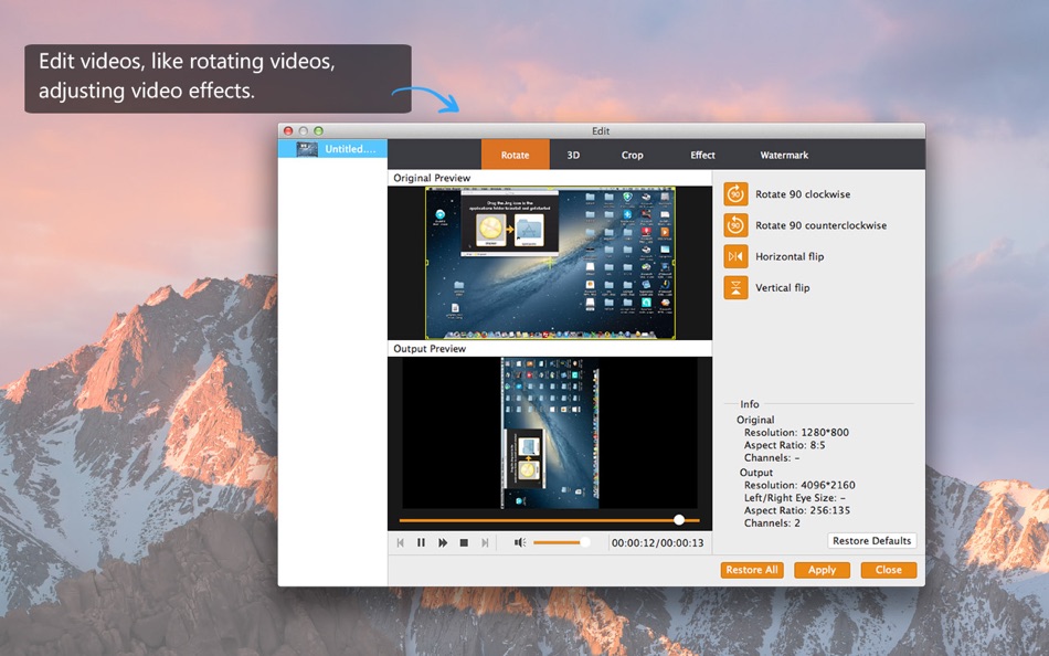 #3. MOV Converter Pro - to MP4/AVI (macOS) Podle: Aiseesoft