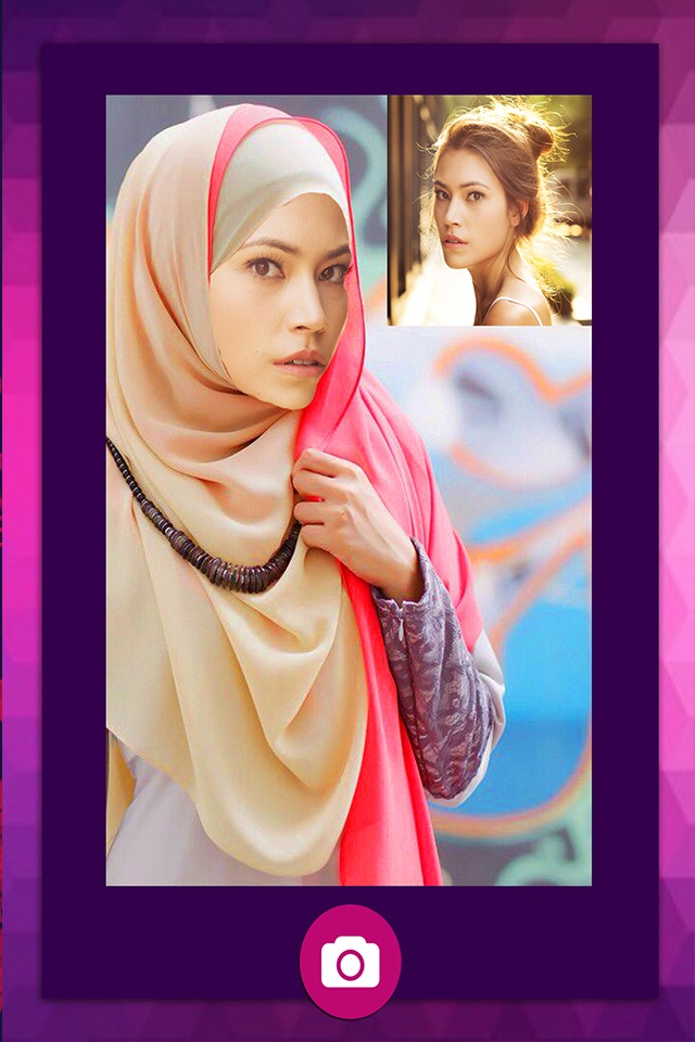Hijabi Girl - Hijab  Suits For Muslim Girls With Woman Photo Montage Maker screenshot 2