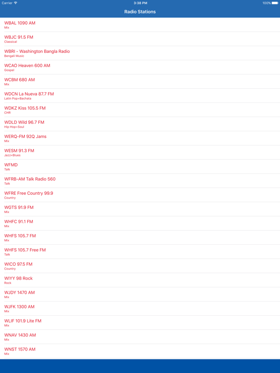 Screenshot #4 pour Radio Maryland FM - Streaming and listen to live online music, news show and American charts from the USA
