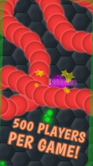 Screenshot #2 pour Slimy .IO: Snake Snither MMO -Run, Eat Color Dot