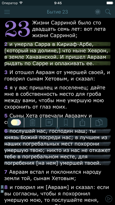 Screenshot #3 pour Аудио Библия Синодальный Перевод. Bible in Russian