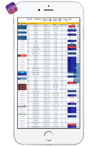 MIA AIRPORT - Realtime Flight Info - MIAMI INTERNATIONAL AIRPORT screenshot 3