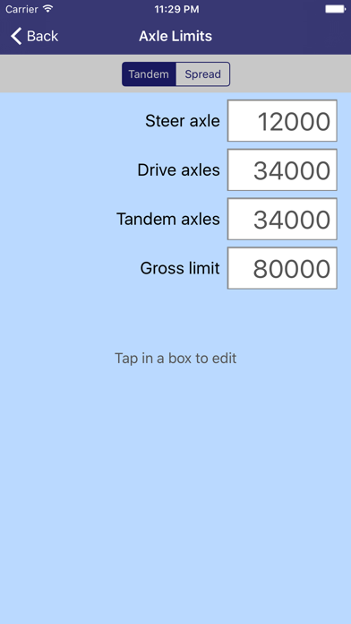 Truck Scale Calculator Screenshot