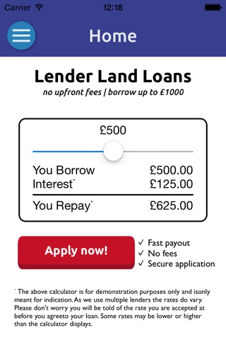 Lender Land Loans screenshot 2