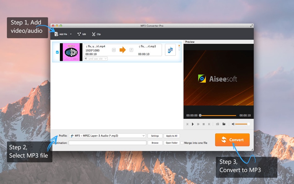 MP3 Converter Pro - MP4 to MP3 - 6.6.17 - (macOS)
