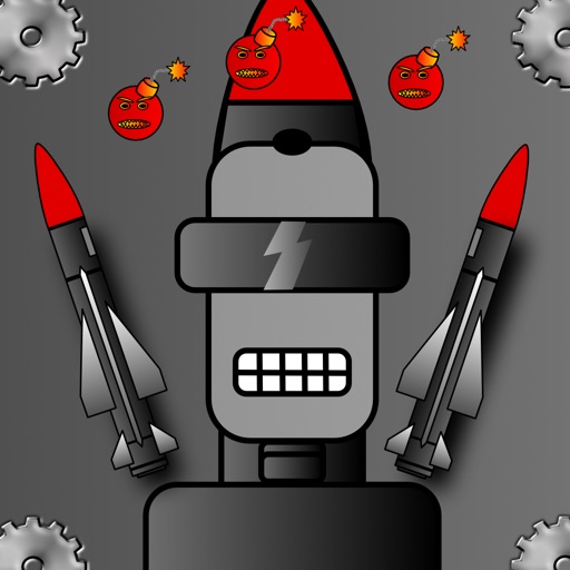 Jetpack Robot Fighter Icon