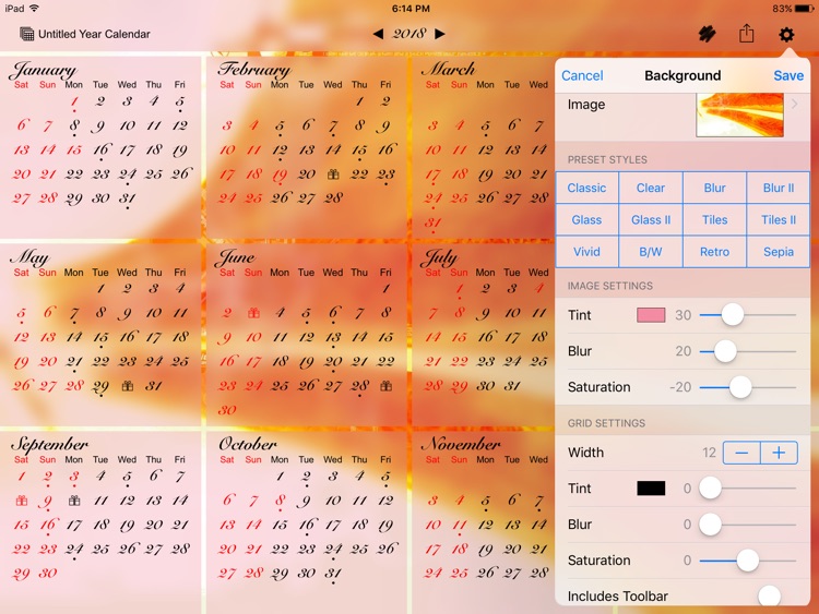 All-in-One Year Calendar – The Customizable Planner screenshot-4