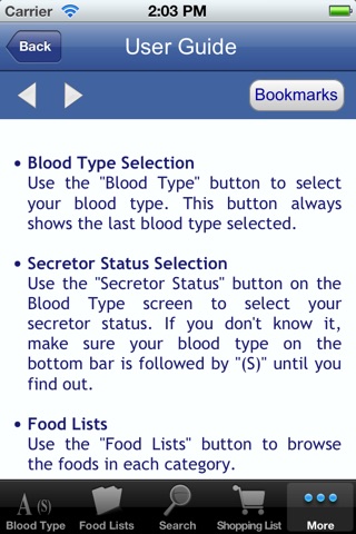 Blood Type Diet® screenshot 4