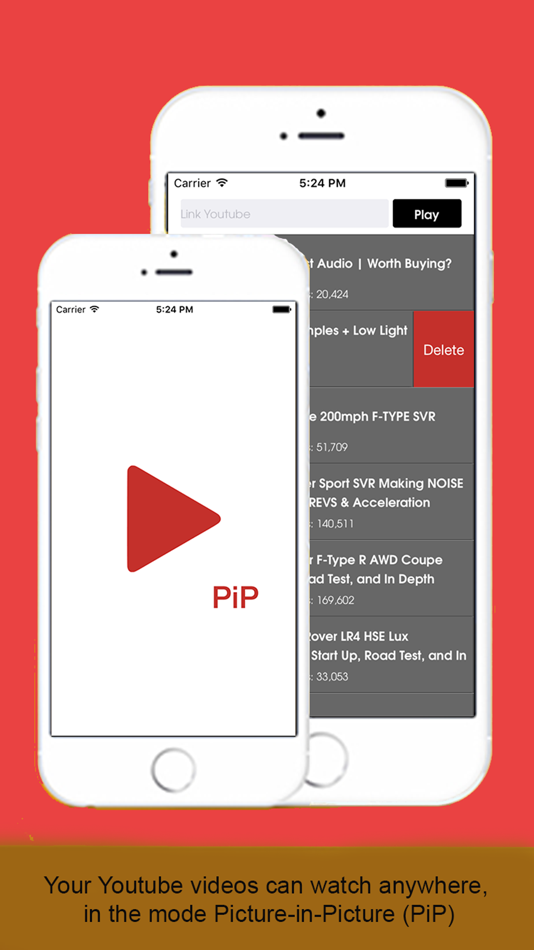 PiP for Youtube free - Music Player for listening music or video when off screen - 1.0.3 - (iOS)