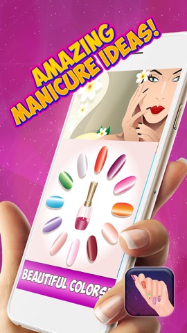 3D Nail Spa Salon – Cute Manicure Designs and Make.up Games for Girlsのおすすめ画像1