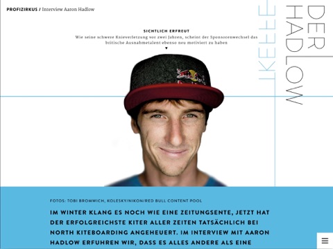 Kiteboarding Magazin Digitaledition screenshot 2