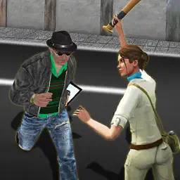Street Gangsters Super Chase : stop criminals from stealing things from you and people app icon