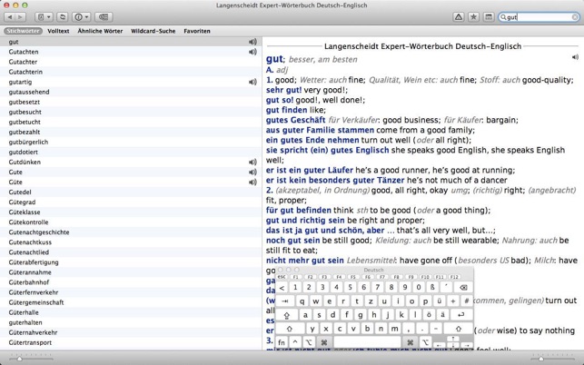 ‎Langenscheidt Wörterbücher Screenshot